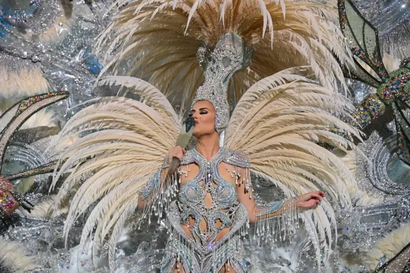 Minerva Hern&aacute;ndez, Reina del Carnaval de Las Palmas de Gran Canaria 2020