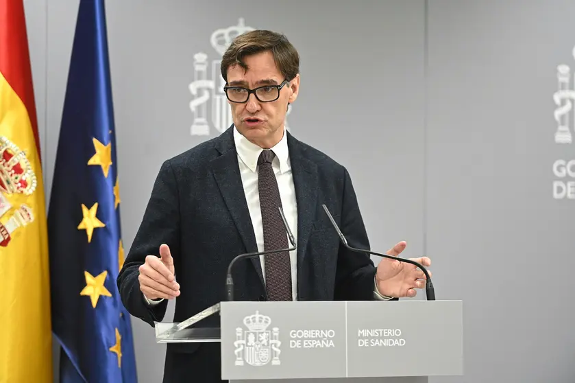 Imagen del ministro de Sanidad, Salvador Illa.