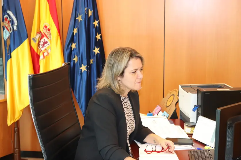 Imagen de la consejera de Agricultura, Ganader&iacute;a y Pesca del Gobierno de Canarias, Alicia Vanoostende