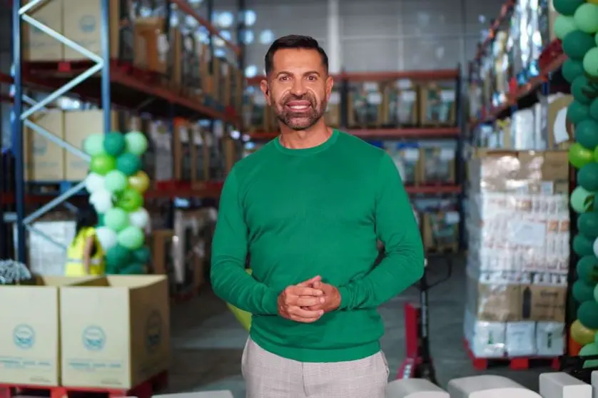Imagen de Manuel Artiles durante el Telemarat&oacute;n Solidario.
