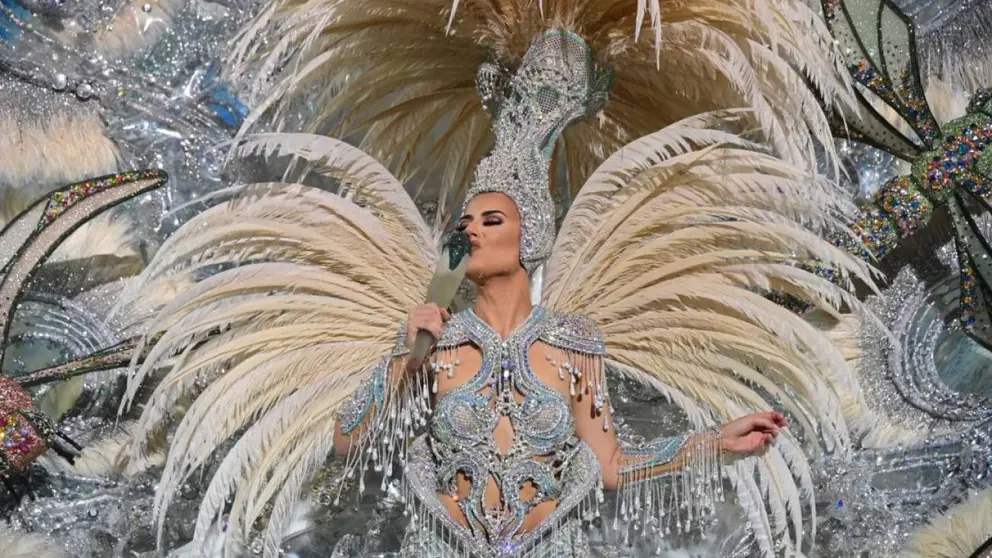 Minerva Hern&aacute;ndez, Reina del Carnaval de Las Palmas de Gran Canaria 2020