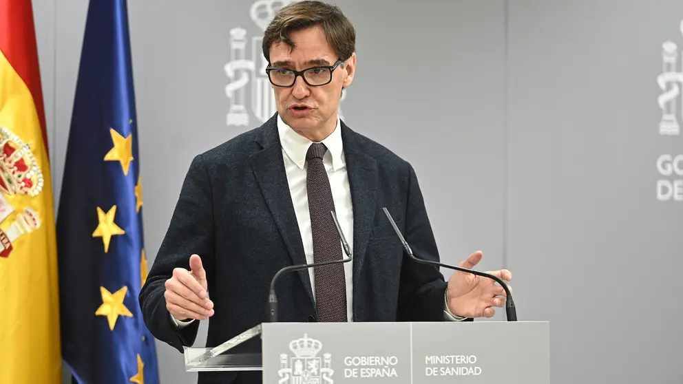 Imagen del ministro de Sanidad, Salvador Illa.